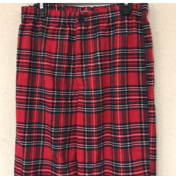 Brandy Melville JOHN GALT red Plaid Tilden Pants size small - Picture 4 of 6